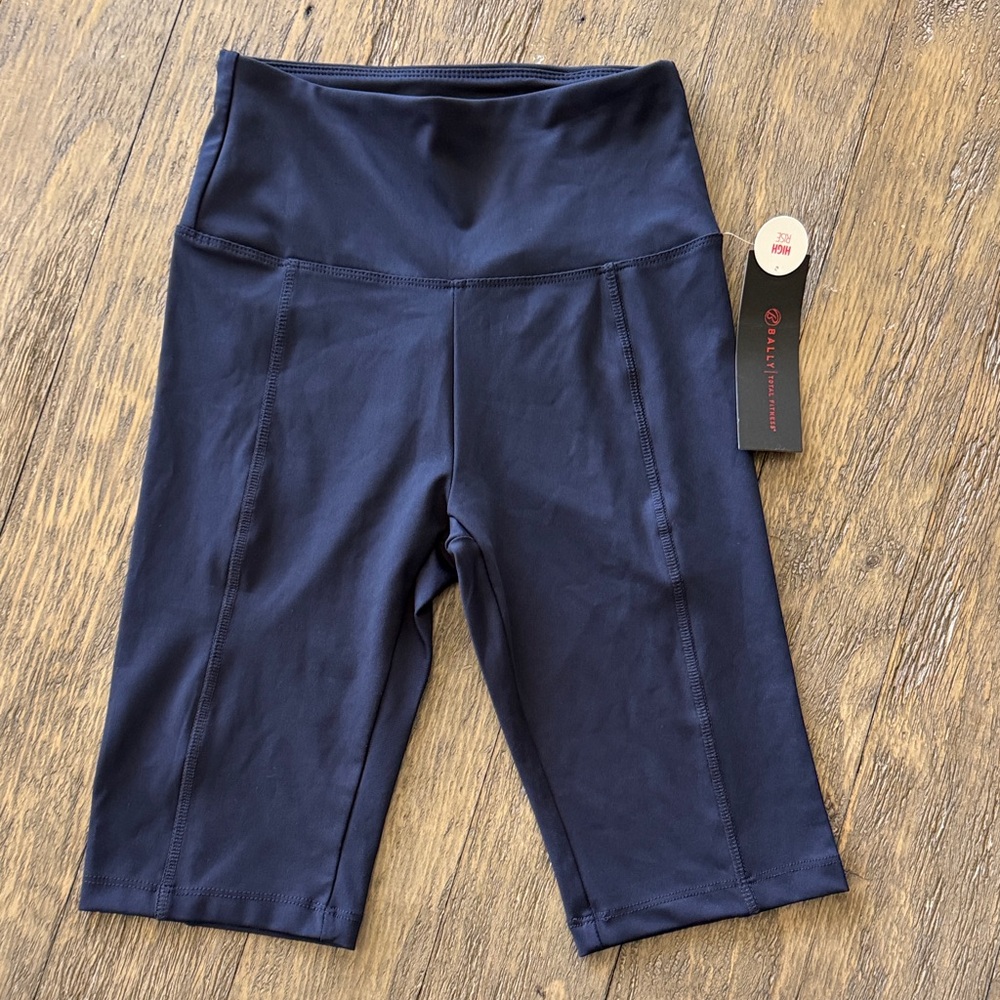 Bally Dark Blue Bike Shorts